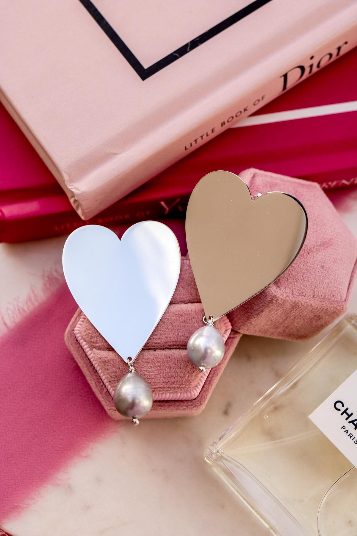 1 Paio Di Semplici Orecchini A Perno In Argento Sterling 925