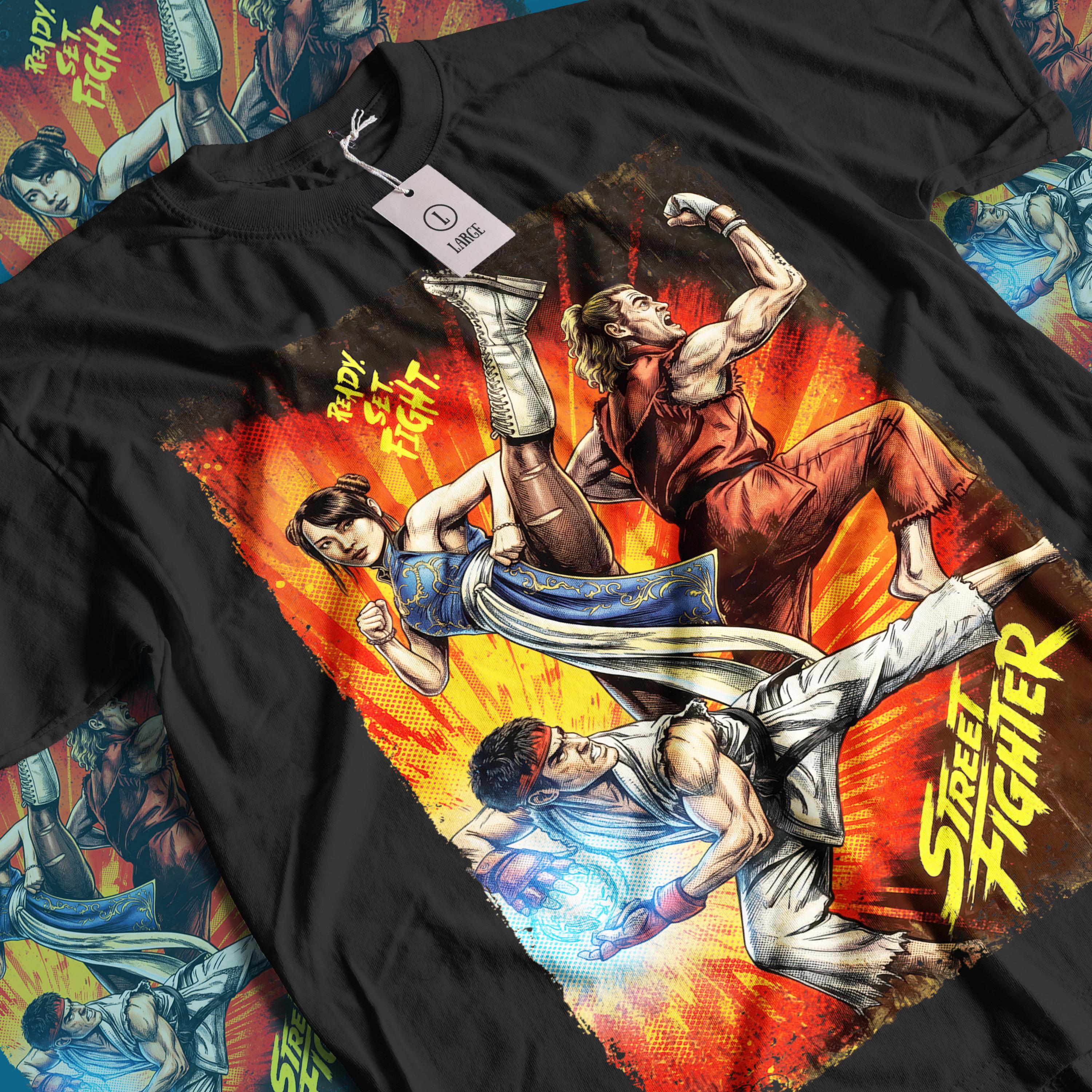 ストリートファイター Tシャツ フリーサイズ ゲーム レトロ ビンテージ Vintage Street Fighter - Etsy