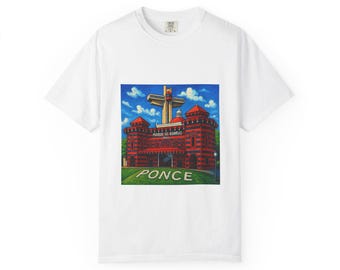 Maglietta Ponce Parque de Bombas, regalo Porto Rico Ponce Boricua, maglietta Comfort Colors tinta in capo