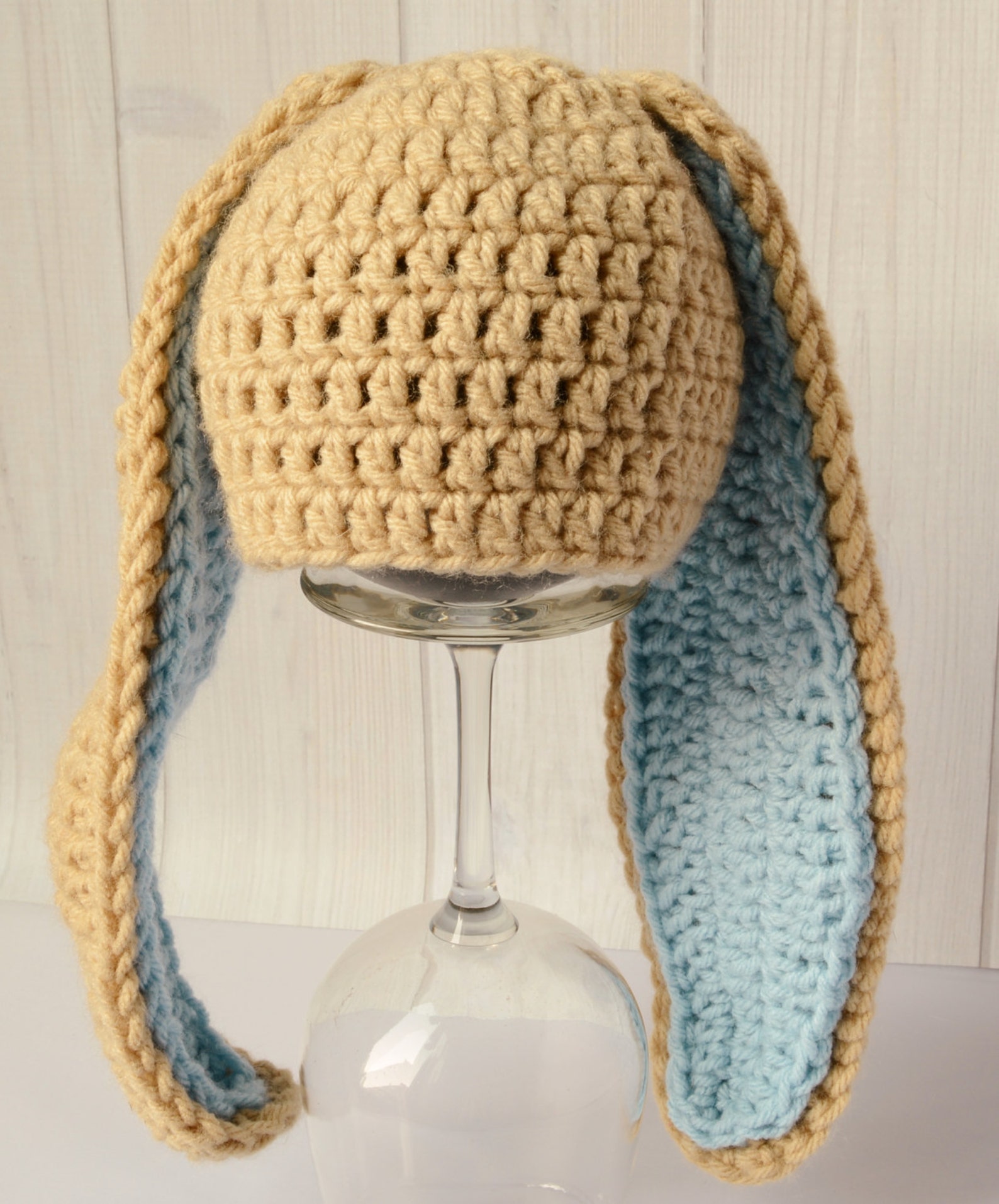 Crocheted Baby Boy Easter Hat Baby Boy Bunny Hat Baby Etsy