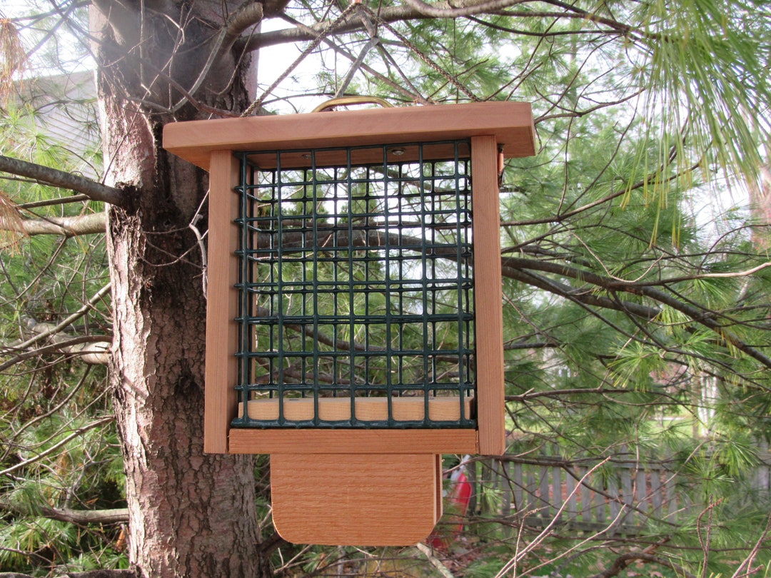 Extra Large Seed Cake Suet Cage Hanging Feeder Woodpecker Etsy