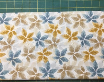 Leaves  from Autumn Vibes #4074 end of bolt 7/8 yd