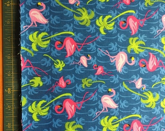 Flamingo tropical fabric from Fabric Traditions sold by the yard
