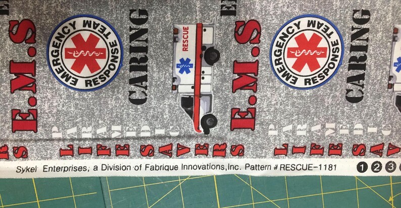 EMS Fabric in Two Designs - Etsy