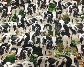 Cow design fabrics by Timeless Treasures Fabric of SoHo 100% cotton