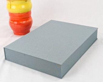 Dusty Blue Clamshell Box