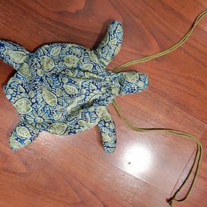 Turtle Beach Bag for Collecting Rocks and Shells