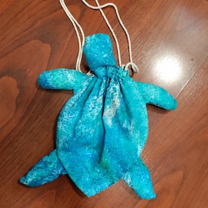 Turtle Beach Bag for Collecting Rocks and Shells