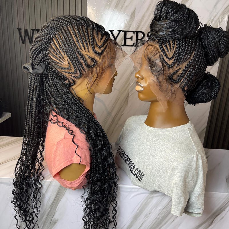 Cornrows Wig - Etsy