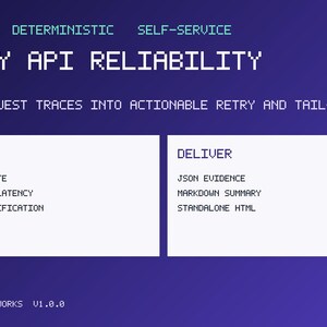 Flaky API Reliability Starter Kit - Retry, P95 Latency and Error Burst QA Tool
