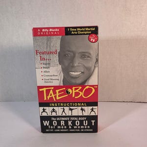 Tae Bo Basic Instructional Workout VHS Billy Blanks