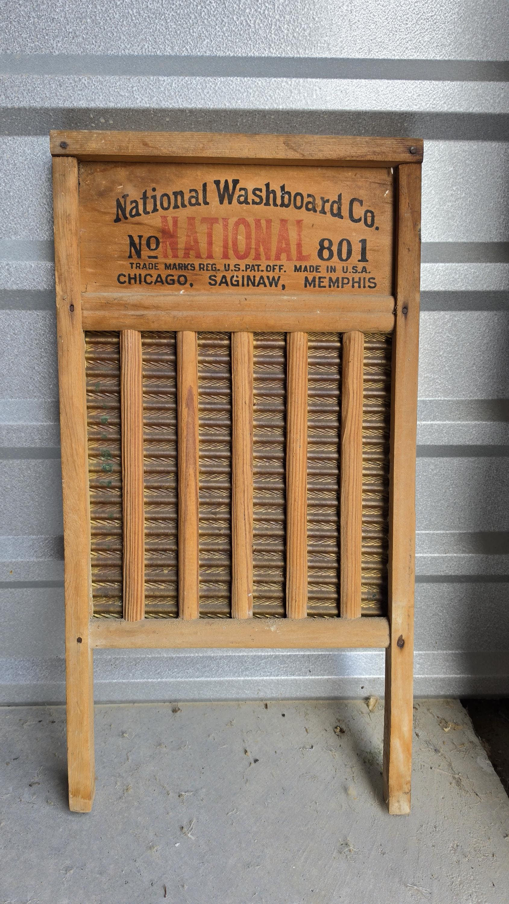National Washboard 801 - Etsy