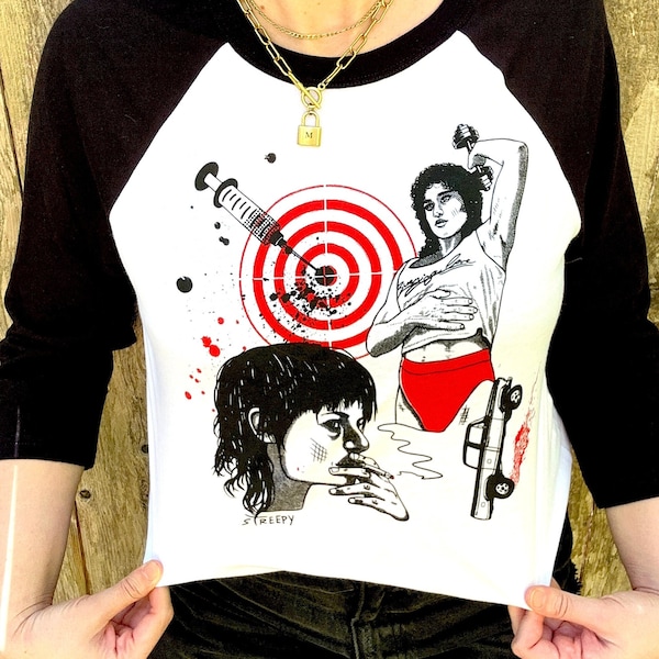 Love Lies Bleeding (Kristen Stewart and Katy O'Brien) Custom Baseball T-Shirt