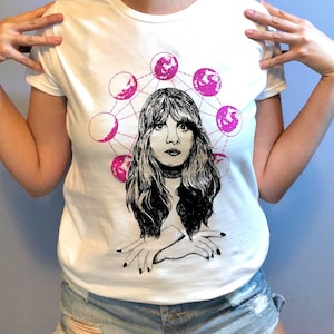 Stevie Nicks  of Fleetwood Mac  custom t-shirt