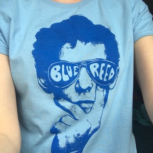 Lou Reed (BLUE REED) Custom T-Shirt