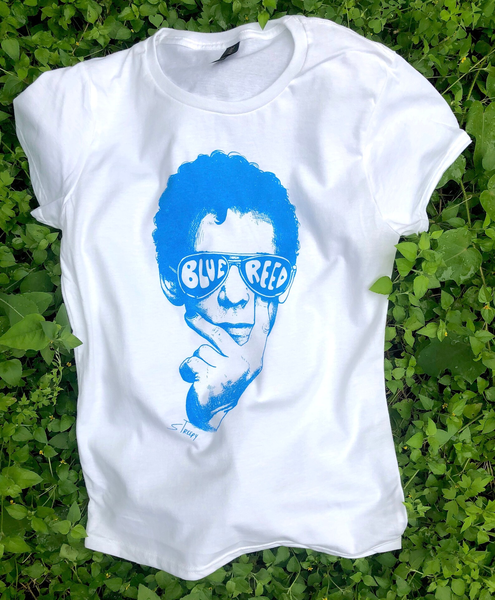 Lou Reed BLUE REED Custom T-shirt - Etsy