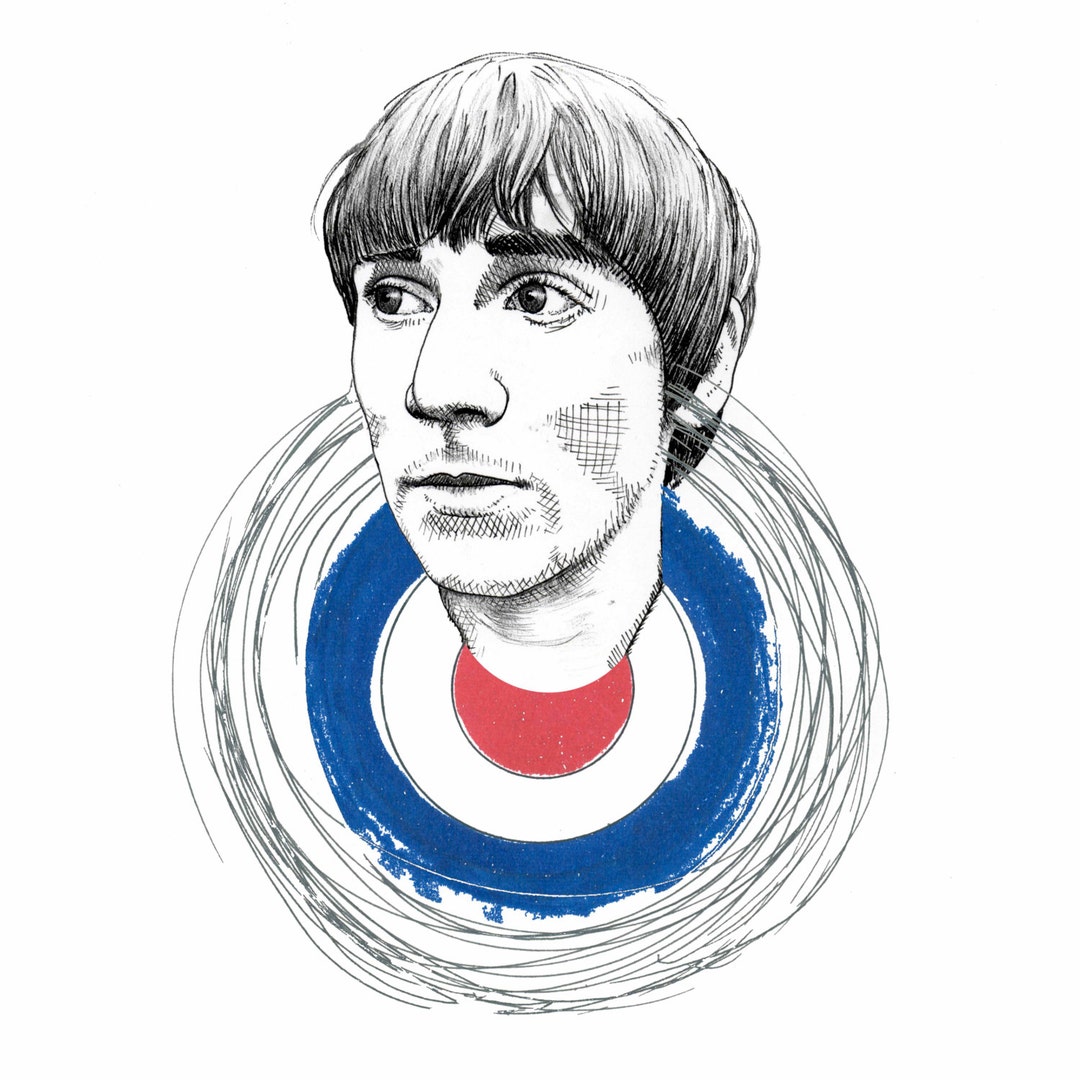 Keith Moon Original Illustration Art Print - Etsy