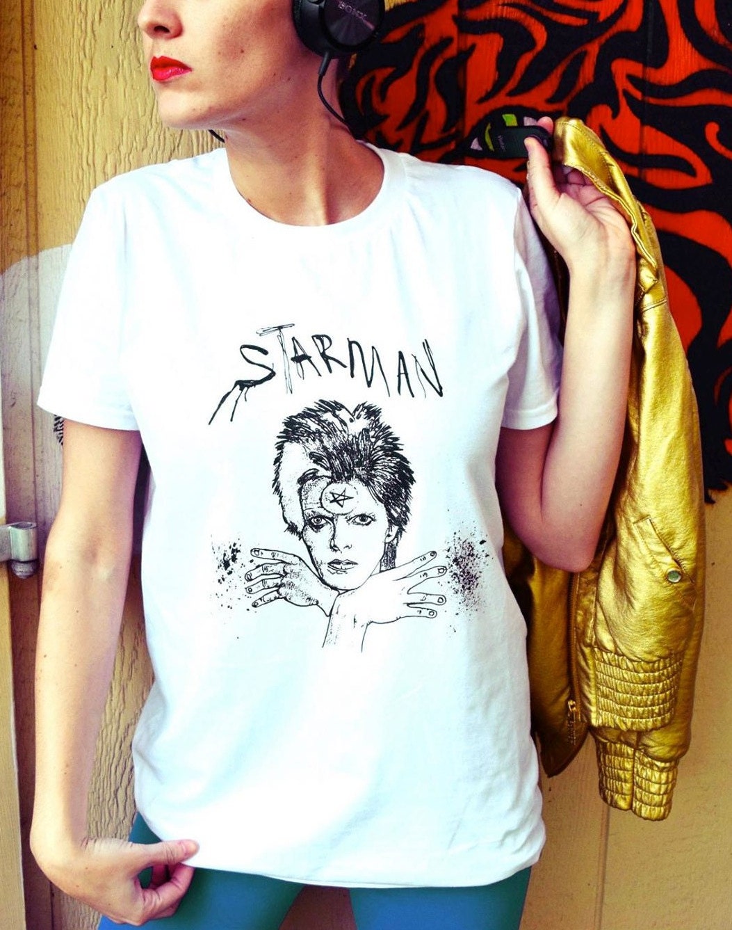 David Bowie (Ziggy Stardust) Custom T-Shirt