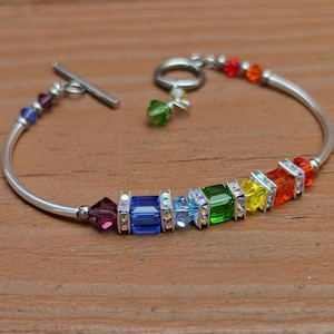Classy Gay Pride Rainbow Bracelet /LGBTQ Bracelet/ Rainbow Bracelet