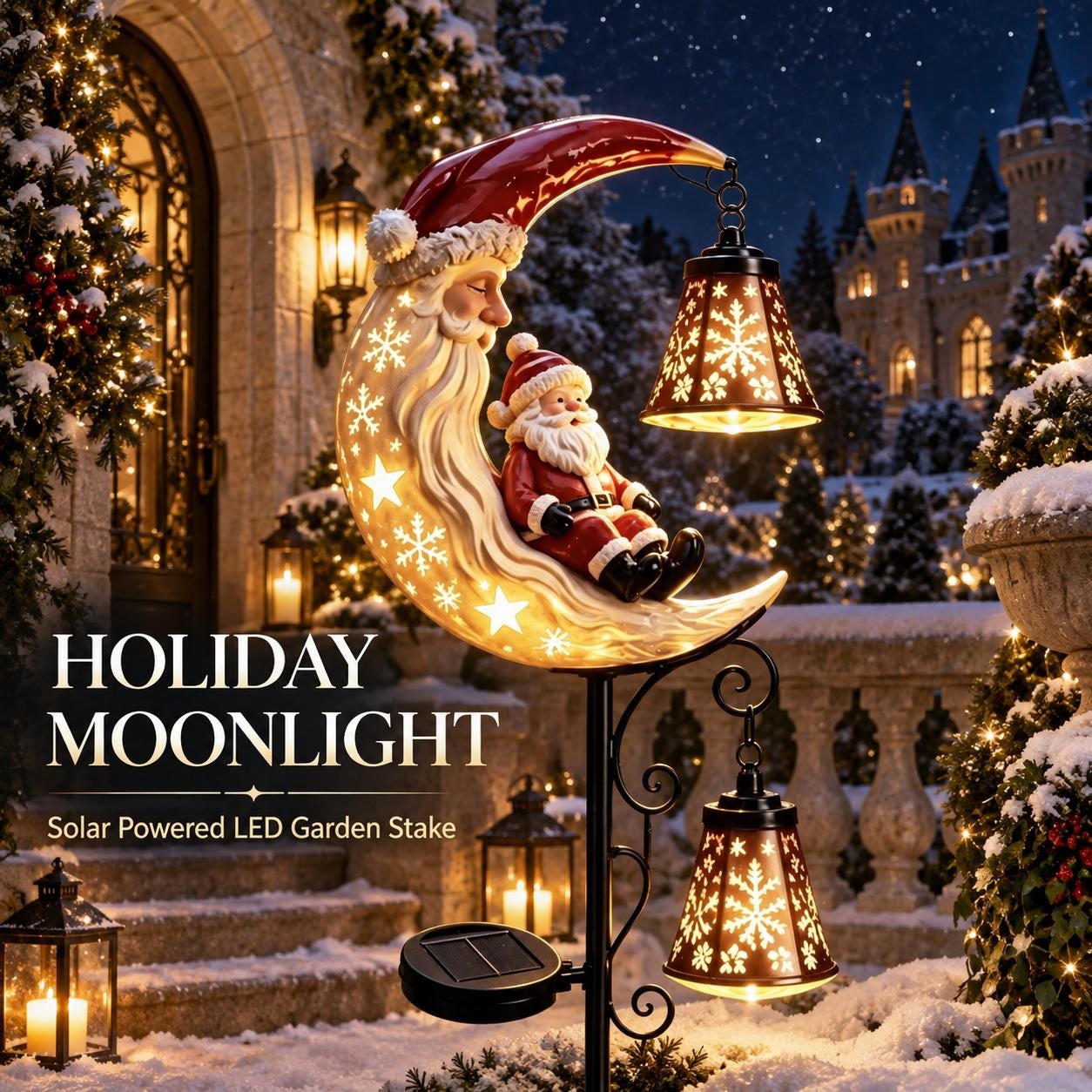 Santa Moon Light - Etsy