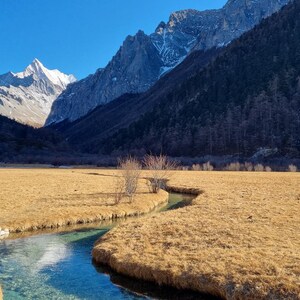 Set of 15 Daocheng Yading Travel Computer Wallpapers | Sichuan China Lock Screen Backgrounds | Aesthetic Computer Wallpaper Bundle