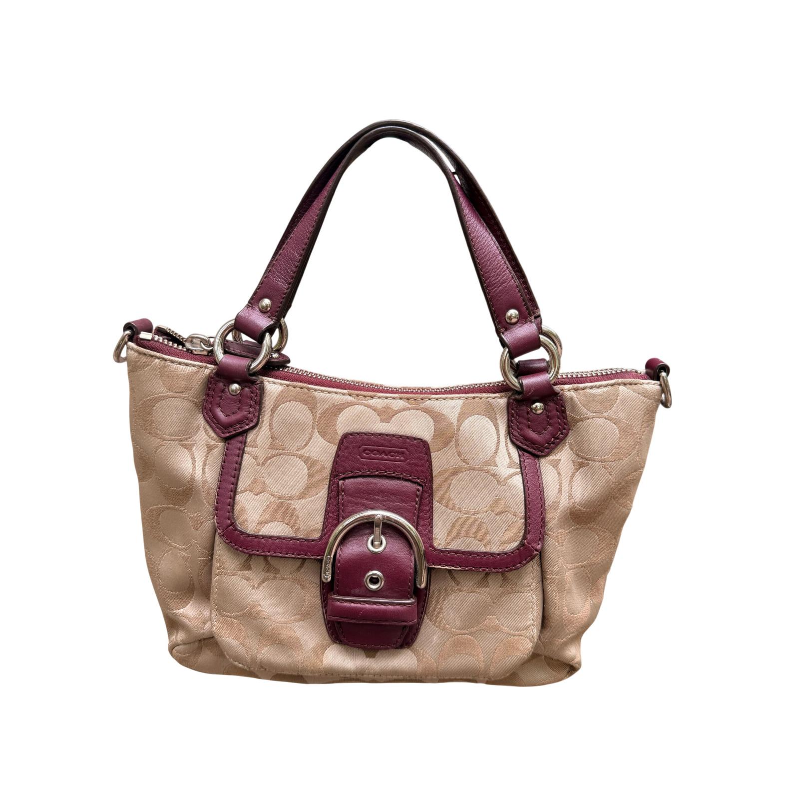Coach Signature Purple Bag - Etsy