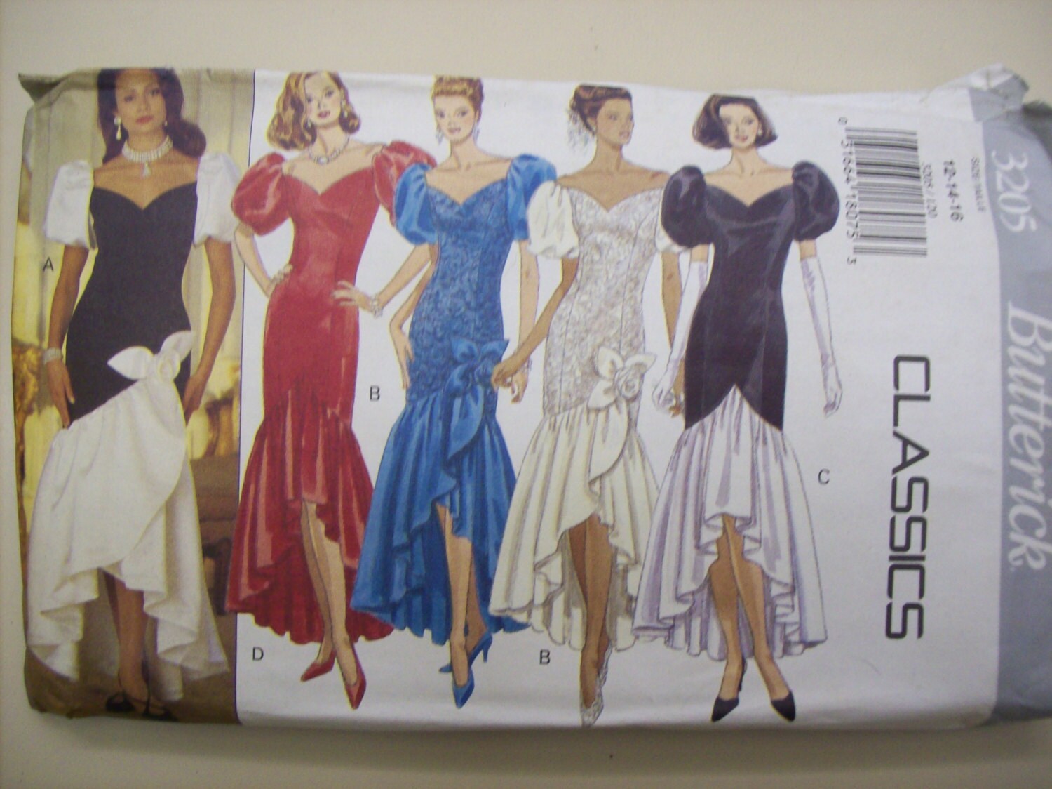 Butterick 3205, Butterick Classics, Ladies Evening Dress - Etsy