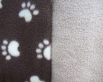 Custom made fleece dog and cat beds