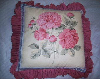 RESERVED - Decorative Throw Pillows, Floral Pillows, New Hand Made