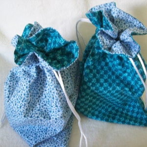 Gift Bags, Fabric Reversible Gift Bags, Eco-Friendly Bags