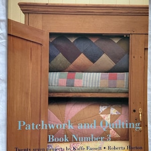 Patchwork & Quilting Book Number 3, Westminster Production, Kaffe Fassett, Roberta Horton, Liza Prior Lucy, NEW BOOK