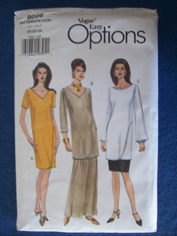 Vogue 9006, Ladies Design Dress, UNCUT - Etsy