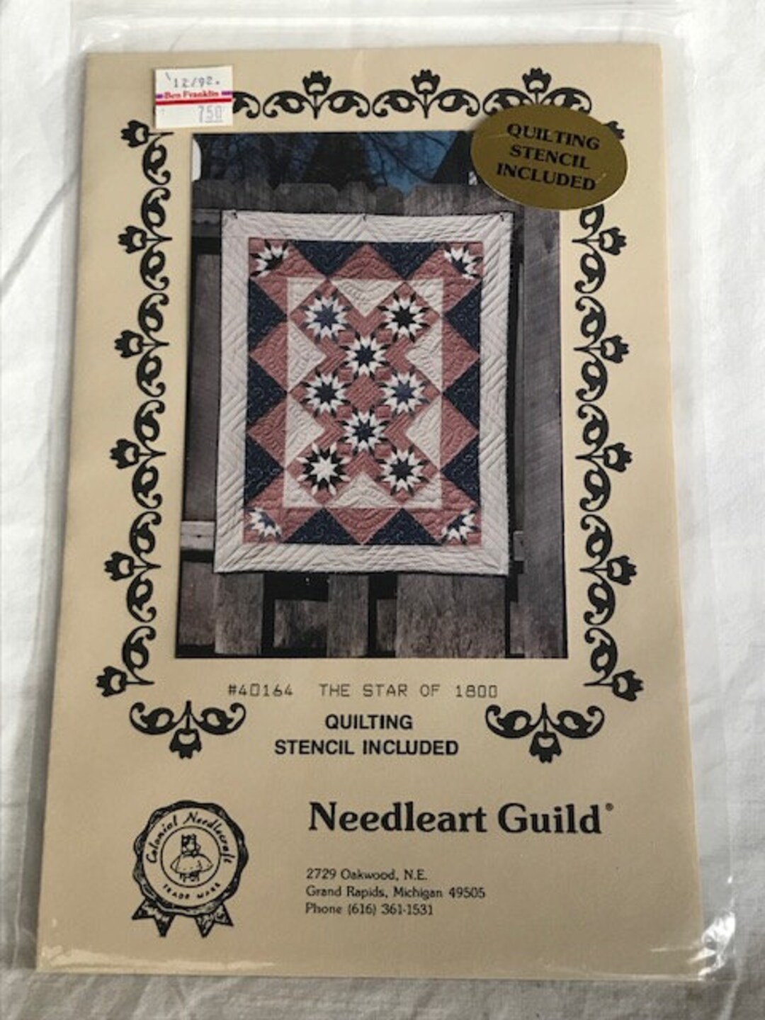 The Star of 1800 Needleart Guild Wall Quilt UNCUT Etsy