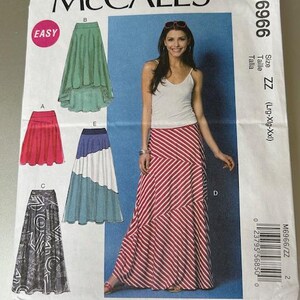 McCalls M6966, Misses' Skirts, UNCUT