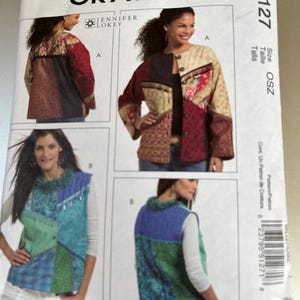 McCalls M5127, Color Block and Vest, UNCUT