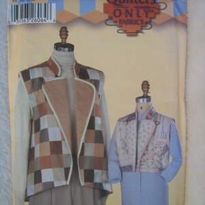 Simplicity 5823, Quilters Only Vest