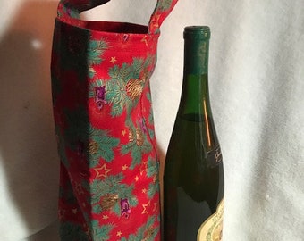 Christmas Wine Totes, Gift Bags, Hostess Gifts