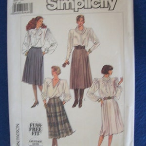 Simplicity 7814, Damen Rock Schnittmuster