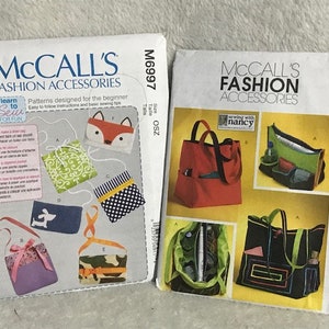 McCalls M4851, McCalls M6997, Handtasche, Tragetaschen, UNCUT