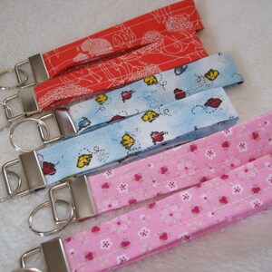 Fabric Key Fob, Wristlet, Lanyards, Badge Holder