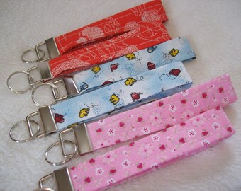 Fabric Key Fob, Wristlet, Lanyards, Badge Holder