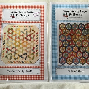 Pretzel Party Quilt, Y-Knot Quilt, American Jane Patterns, UNCUT