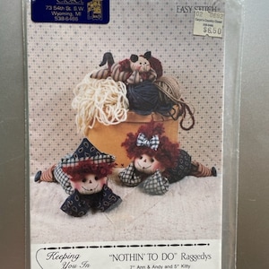 Nothin&#39; to do Raggedys, Keeping you in Stitches, NEW