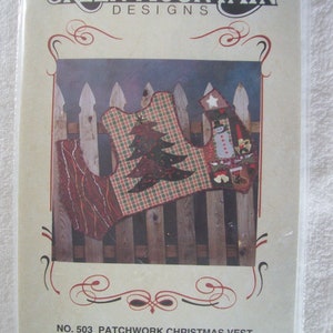 Green Mountain Designs, Patchwork Christmas Vest, Mary Asper, Vest Pattern
