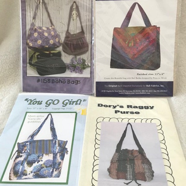 Whistlepig Creek Production, Boho Bag, Batik Expression, Bali Bag, Tammy Tadd Design, You Go Girl, Dory's Raggy Purse, Crafts by Dory, UNCUT