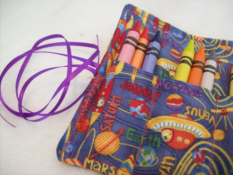 Crayon Holder Travel Crayon Holder Etsy