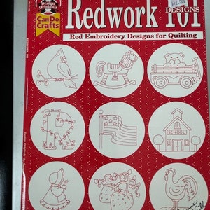 Redwork 101 by Suzanne McNeill, NEW BOOKS