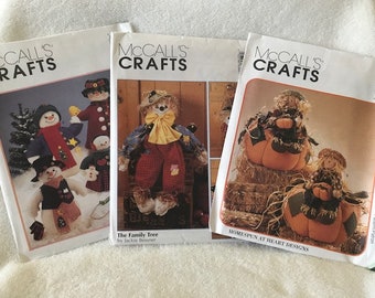 McCall&#39;s Crafts 8329, McCall&#39;s 8388, McCall&#39;s 8387, UNCUT