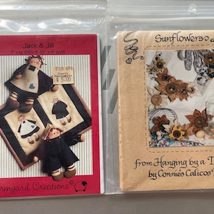 Sunflowers from Hanging by a Thread, Jack & Jill by Farmhouse Creations, NEW UNCUT