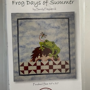 Frog Days of Summer, Hissyfitz Designs, UNCUT